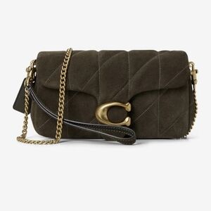 Coach Quilted Crossbody Bag in Olive